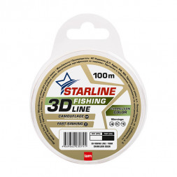 Леска IAM 3D Fishing Line 150m, диаметр 0,24 мм Хамелеон