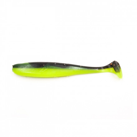 Виброхвост YAMAN PRO Plum Blossom, р.3 inch, цвет #32 - Black Red Flake/Chartreuse уп. 7 шт.