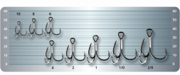 Крючок-тройник SPRUT Mori ST-48BC №1/0 4шт