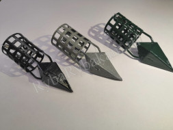 Кормушка Vikfish сербская пуля D25, 40 гр. леска, песок