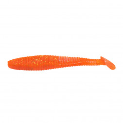 Виброхвост YAMAN PRO Flatter Shad, р.4 inch, цвет #03 - Carrot gold flake уп. 5 шт.