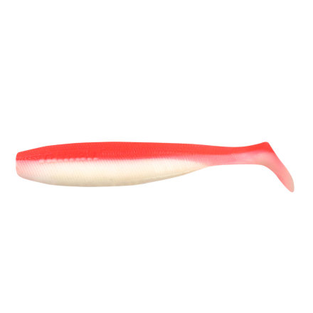 Виброхвост YAMAN PRO Sharky Shad, р.5,5 inch, цвет #27 - Red White уп 5 шт.