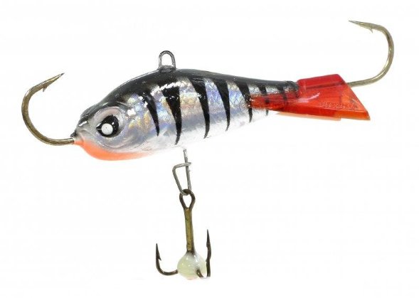 Балансир рыболовный для зимней рыбалки Lucky John Baltic 60мм+тройник 61601-12HRT