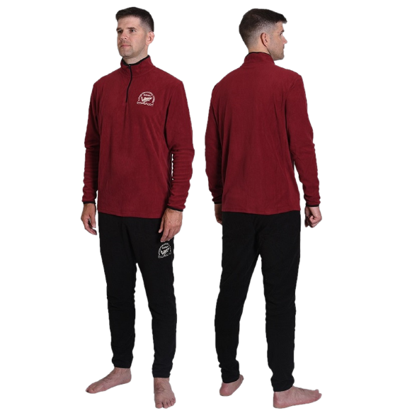Микрофлисовый комплект Alaskan Kenai бордо р-р XL