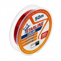 Леска IAM STARLINE 50m Красный d0.080