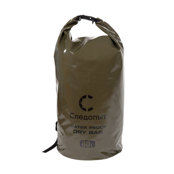 Гермомешок СЛЕДОПЫТ - Dry Bag, 80 л, цв. хаки/25/