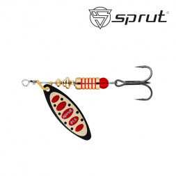 Блесна Sprut Atra Spinner №1.5 6г/BKGR