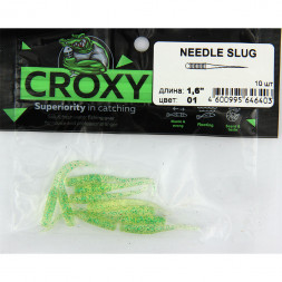 Приманка силиконовая CROXY NEEDLE SLUG 1,6'' цвет 01 уп/10шт