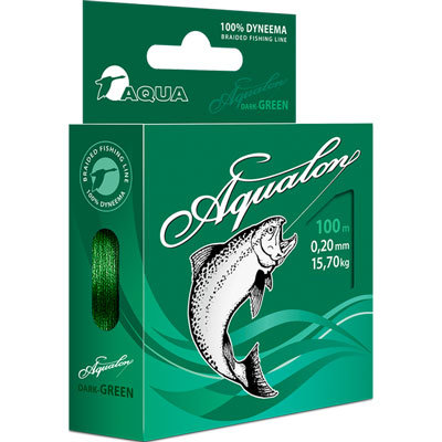 Леска плетеная Aqualon Dark-Green 0.18 100м