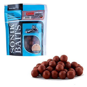 Бойлы Sonik Baits пылящий 24мм 750гр Кукуруза