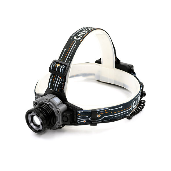 Фонарь налобный СИБИРСКИЙ СЛЕДОПЫТ-Вольт-М, 1 LED, zoom, аккум. 220В