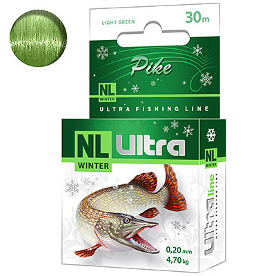 Леска AQUA NL Ultra Pike щука 0.28 30м