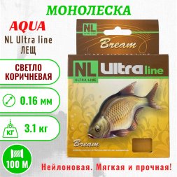 Леска Aqua NL Ultra Bream лещ 0.16 100м