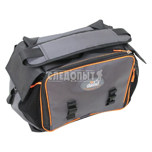 Сумка рыболовная Следопыт Lure Bag L, 40х25х21 см, цв. серый + 5 коробок Luno 20