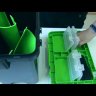 Ящик для зимней рыбалки FishBox Helios с навесными карманами, односекционный 19 л, зеленый