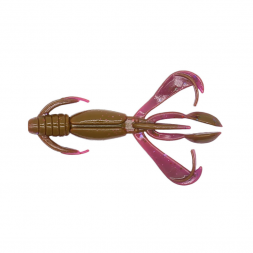 Мягкая приманка Brown Perch CrazyFly Фиолетовый LOH коричневая шуба UV 70мм 2,9гр цвет 014 5 шт