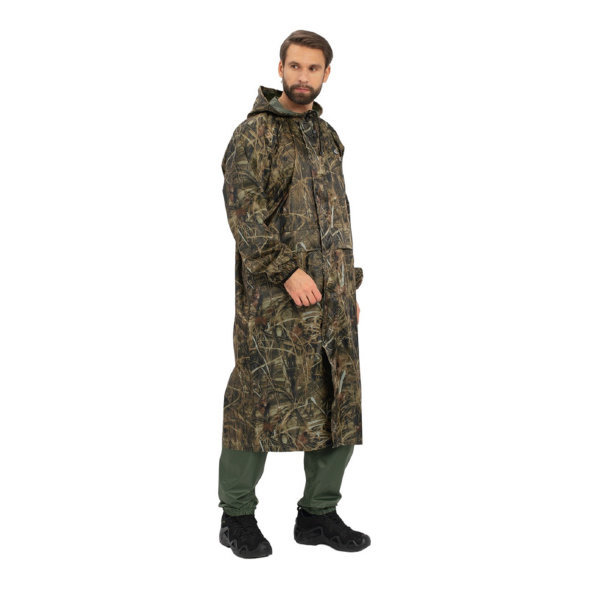 Плащ Huntsman ВВЗ цв. Камыш тк. Таффета PVC 20000мм Р-р  56-58, Рост  182